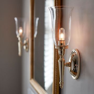 Elstead Lighting DRYDEN BATH-DRYDEN2-PB Zidna svjetiljka 1x40W/G9 IP44