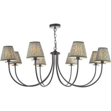 Dar Lighting Becca BEC0822-EST2624 Luster 8x40w/E14