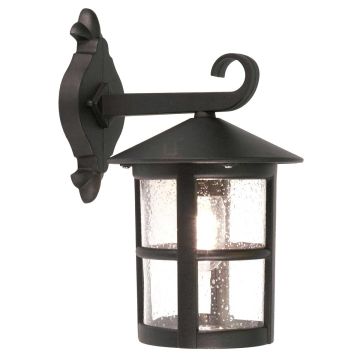 Elstead Lighting HEREFORD BL21-G-BLACK Zidna svjetiljka 1x60W/E27 IP43