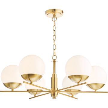 Dar Lighting Bombazine BOM0635 Luster 6x40w/e14