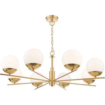 Dar Lighting Bombazine BOM0835 Luster 8x40w/e14