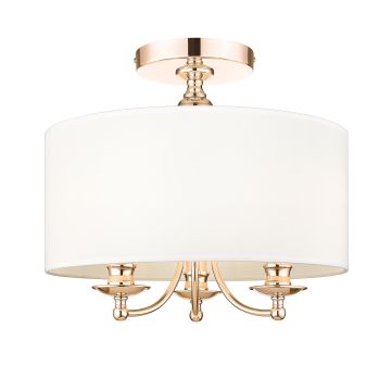 Cosmolight ABU DHABI C03480AU-WH Stropna svjetiljka 3x40w/E14 IP20