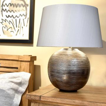 Elstead Lighting CAESAR CAESAR-TL-SIL Stolna svjetiljka 1x60W/E27