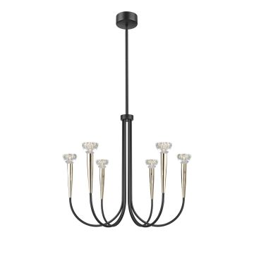 Zuma Line BOSTON P0603-06F-SDB1 Visilica 6x30W/Led 3000K 3300lm IP20