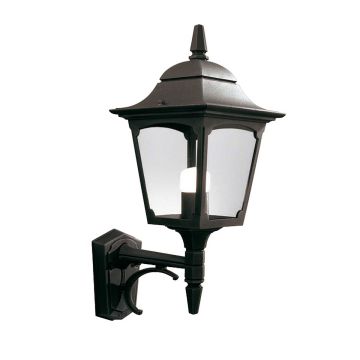 Elstead Lighting CHAPEL CP1-BLACK Zidna svjetiljka 1x60W/E27 IP44