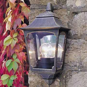 Elstead Lighting CHAPEL CP7-2-BLACK Zidna svjetiljka 1x60W/E27 IP44