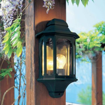 Elstead Lighting CHAPEL CP7-BLACK Zidna svjetiljka 1x60W/E27 IP44
