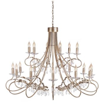 Elstead Lighting CHRISTINA CRT18-SIL-GOLD Luster 18x60W/E14