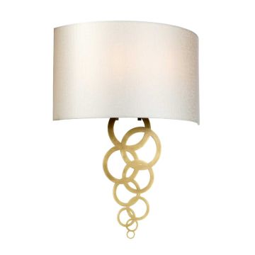 Elstead Lighting Curtis CURTIS-LARGE-AB kinkiet 2x60W/E27  