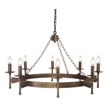 Elstead Lighting CROMWELL CW8-OLD-BRZ Luster 8x60W/E14