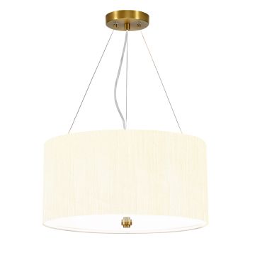 Designer's Lightbox Pearce DL-PEARCE18-3LT-IV-AB lampa wisząca 3x60W/E27  