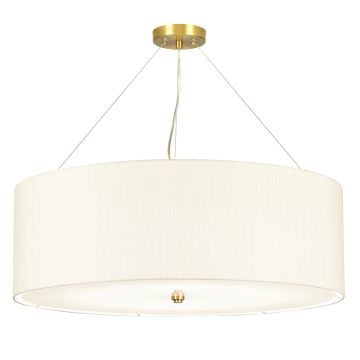 Designer's Lightbox Pearce DL-PEARCE34-7LT-IV-AB lampa wisząca 7x60W/E27  