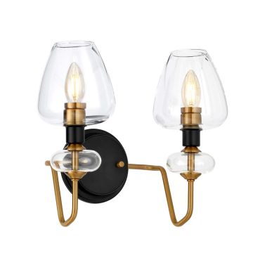 Elstead Lighting ARMAND DL-ARMAND2-AB Zidna svjetiljka 2x40W/E14