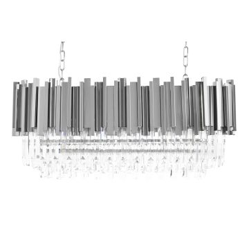 King Home IMPERIAL LONG SILVER DW-D5689S.SILVER Visilica 18x40W/E14 IP20