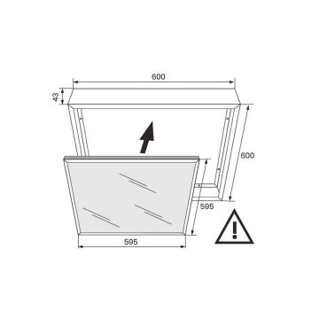 Eko Light LED PANEL EKP9131 Set za montažu IP20