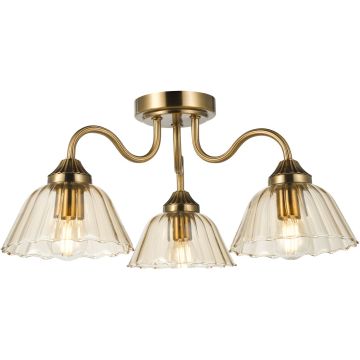 Dar Lighting Erika ERI5363 Stropna svjetiljka 3x40w/E14