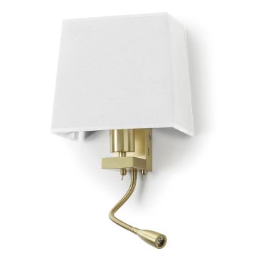 Novolux FIRENZE 507A-Y05X1B-46 Zidna svjetiljka 2x60W, 3W/E27, LED 240LM IP20