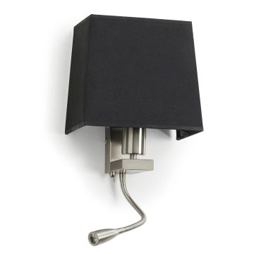 Novolux FIRENZE 507E-Y05X1B-35 Zidna svjetiljka 2x60W, 3W/E27, LED 240LM IP20