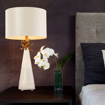 Flambeau NEO WHITE FB-NEO-TL-FR-WHT Stolna svjetiljka 1x60W/E27