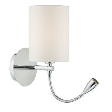 Dar Lighting FETA FET0750 Ruka za zidnu svjetiljku 1x60W/E27+1x1W/LED IP20