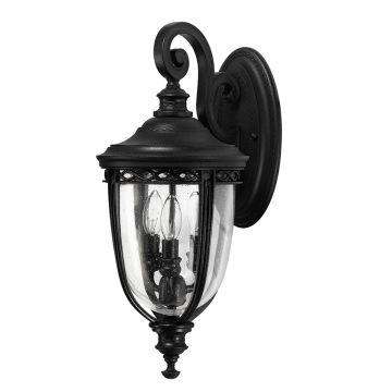 Feiss ENGLISH BRIDLE FE-EB2-M-BLK Zidna svjetiljka 3x60W/E14 IP44