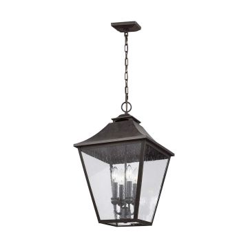 Feiss Galena FE-GALENA8-XL-SBL lampa wisząca 4x40W/E14  IP44
