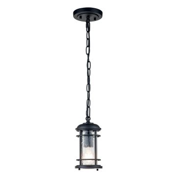 Feiss Lighthouse FE-LIGHTHOUSE8-S-BLK lampa wisząca 1x60W/E27  IP44