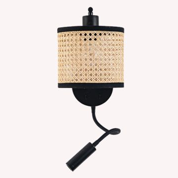 Zambelis WALL LIGHT 20355 Zidna svjetiljka 1x40W/E27+3w/LED 3000K 240lm IP20