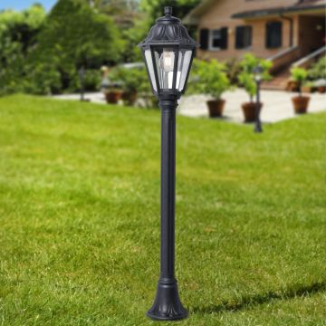 Fumagalli Mizar FMG-MIZAR-ANNA-BLK Stojeca svjetiljka 1x23W/E27 2700K 800lm IP55
