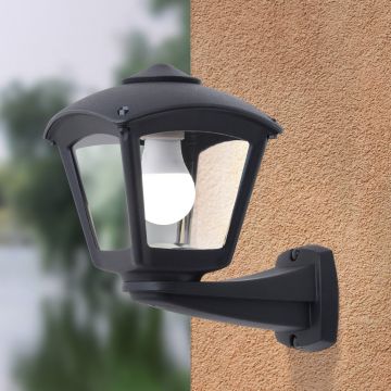 Fumagalli Nardo FMG-NARDO-ROBY-BLK Zidna svjetiljka 1x23W/E27 IP55