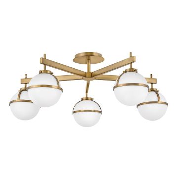 Hinkley Lighting Hollis HK-HOLLIS-5-O-HB Stropna svjetiljka 5x40 W/E14 ip44