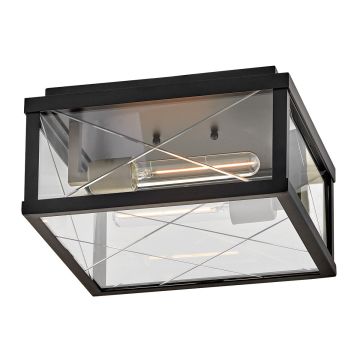 Hinkley Monte HK-MONTE-F-BK Stropna svjetiljka 2x40W/E27 ip44