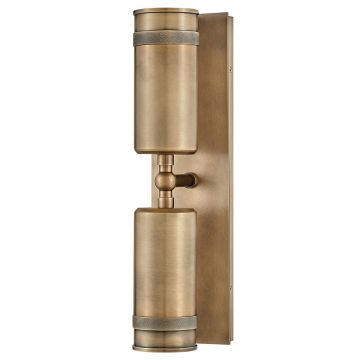 Hinkley Pratt HK-PRATT-2LT-SPOT-HB Zidna svjetiljka 2x8W/GU10 3000K 560lm ip44