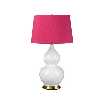 Elstead Lighting Isla ISLA-AB-TL-CRANBERRY Stolna svjetiljka 1x60 W/E27