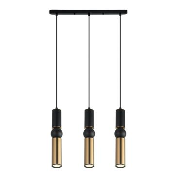 Italux ISIDORA PND-14290-3A-BK-BRO Visilica 3x25W/GU10 IP20