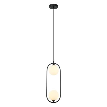 Italux LUPUS PND-3965-2-BK Visilica 2x25W/G9 IP20