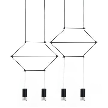 King Home FLUSSO LINE JD0032-4P Visilica 4x3W/G9 3000K 960LMLM IP20