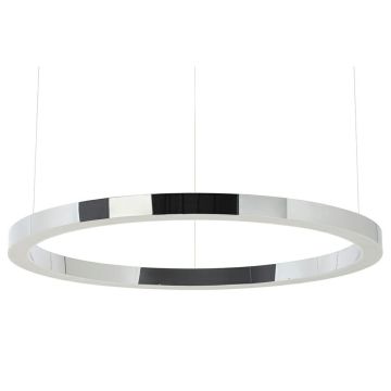 King Home RING JD8169-100.SILVER Visilica 1x75W/LED 3000K 6000LM IP20