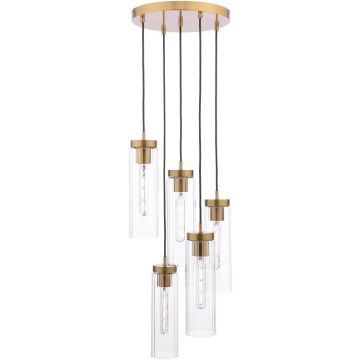 Dar Lighting Jodelle JOD0563 Visilica 5x40w/e27