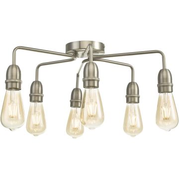 Dar Lighting Kiefer KIE0646 Stropna svjetiljka 6x60w/e27 ip20