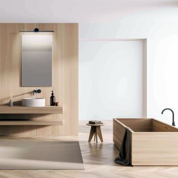 Light Prestige Modern Slim LP-777/1W M BK Zidna svjetiljka 1x6W/LED 3000K 800 lm IP44