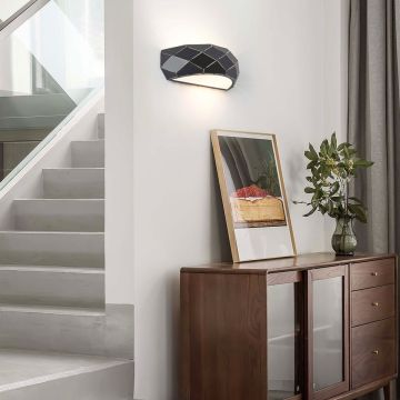Light Prestige Reus LP-8069/1W BK Zidna svjetiljka 1x60W/E27 IP20