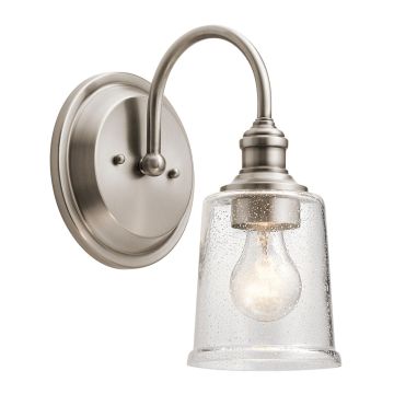 Elstead Lighting WAVERLY KL-WAVERLY1-CLP Zidna svjetiljka 1x60W/E27
