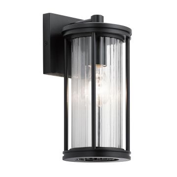 Kichler Barras KL-BARRAS2-S-BK kinkiet 1x40W/E27  IP44
