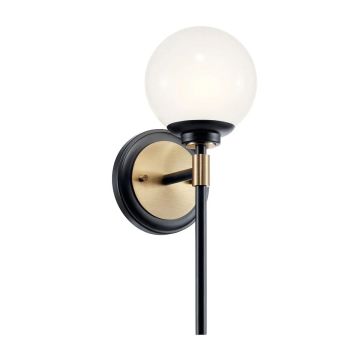 Kichler Benno KL-BENNO1-BK-CPZ kinkiet 1x3W/G9 300lm 3000K IP44