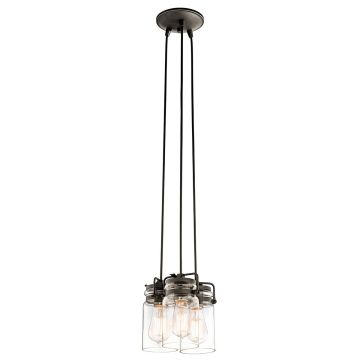 Kichler BRINLEY KL-BRINLEY3-OZ Visilica 3x60W/E27