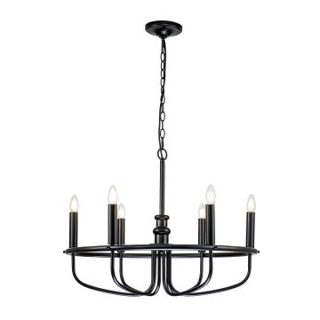 Kichler Capitol Hill KL-CAPITOL-HILL6-BLK Luster 6x40 W/E14