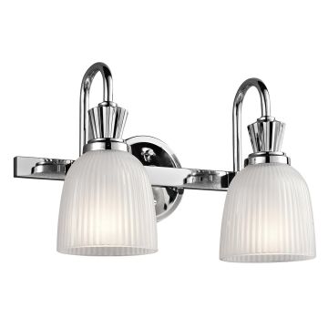 Kichler CORA KL-CORA2-BATH Zidna svjetiljka 2x3,5W/G9 2x320LM IP44