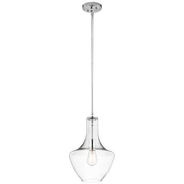 Kichler EVERLY KL-EVERLY-P-S-CH Visilica 1x60W/E27