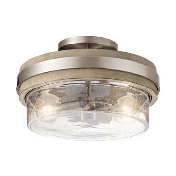 Kichler Grand Bank KL-GRAND-BANK-SF plafon sufitowy 2x60W/E27  IP20